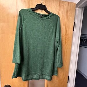 ☀️3/$10☀️ Just fashion now Green Long Sleeve Women's Top medium